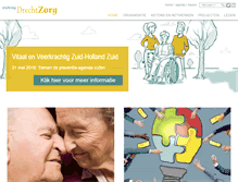 Tablet Screenshot of drechtzorg.nl